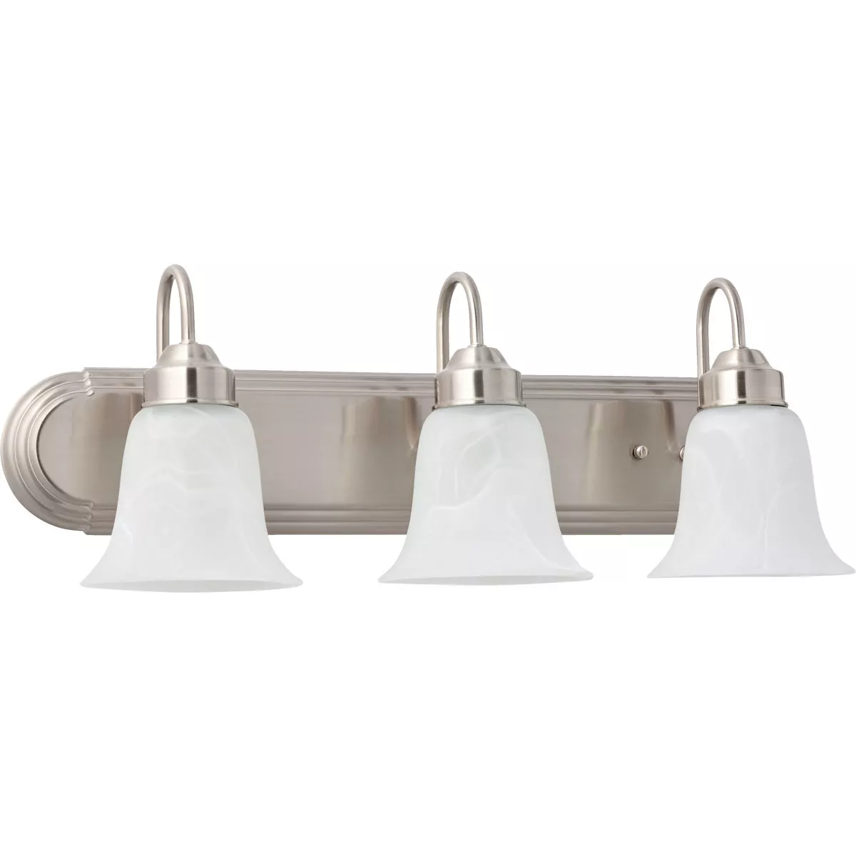 Home Impressions Julianna 3-Bulb Brushed Nickel Vanity Bath Light Bar - photo 2