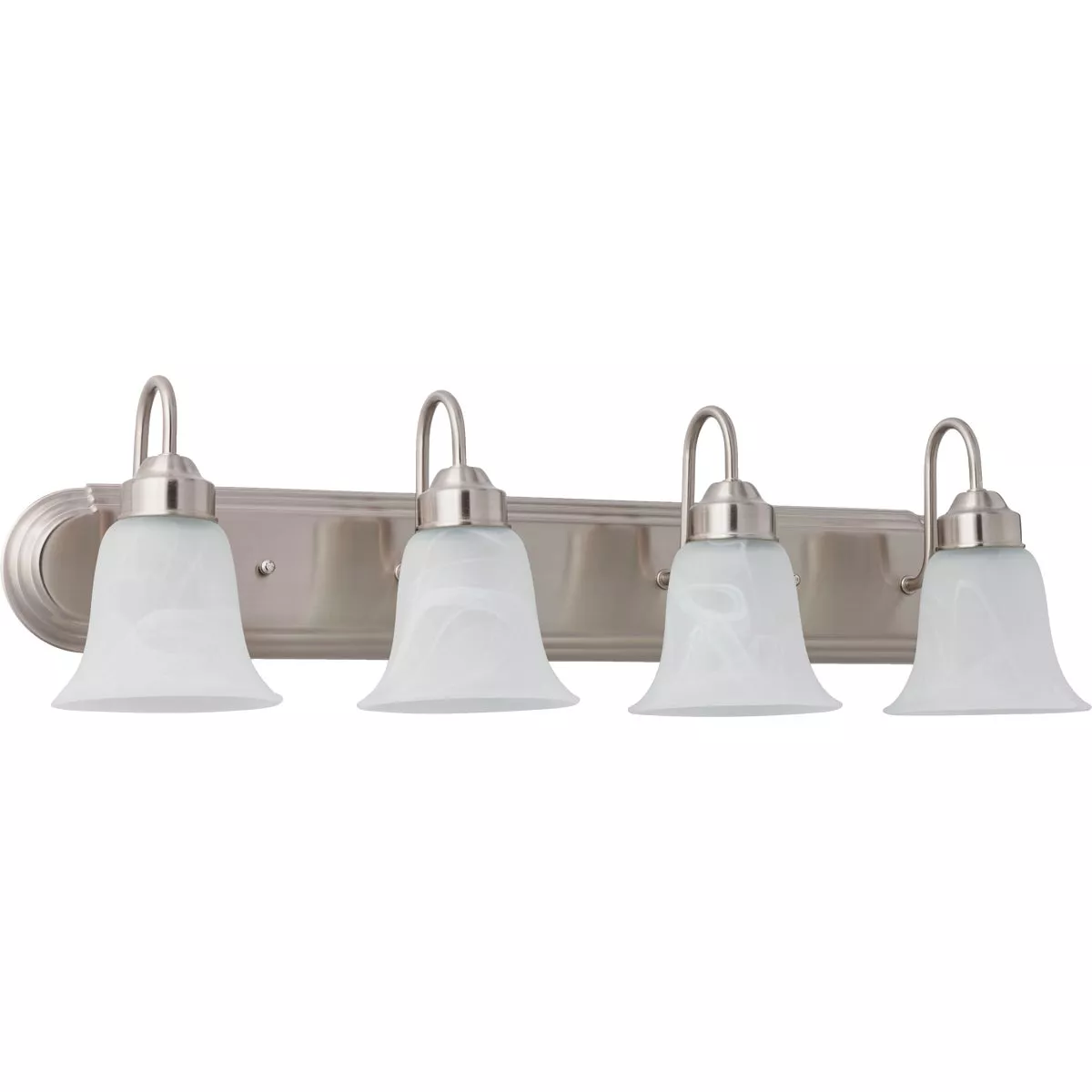 Home Impressions Julianna 4-Bulb Brushed Nickel Vanity Bath Light Bar - photo 2