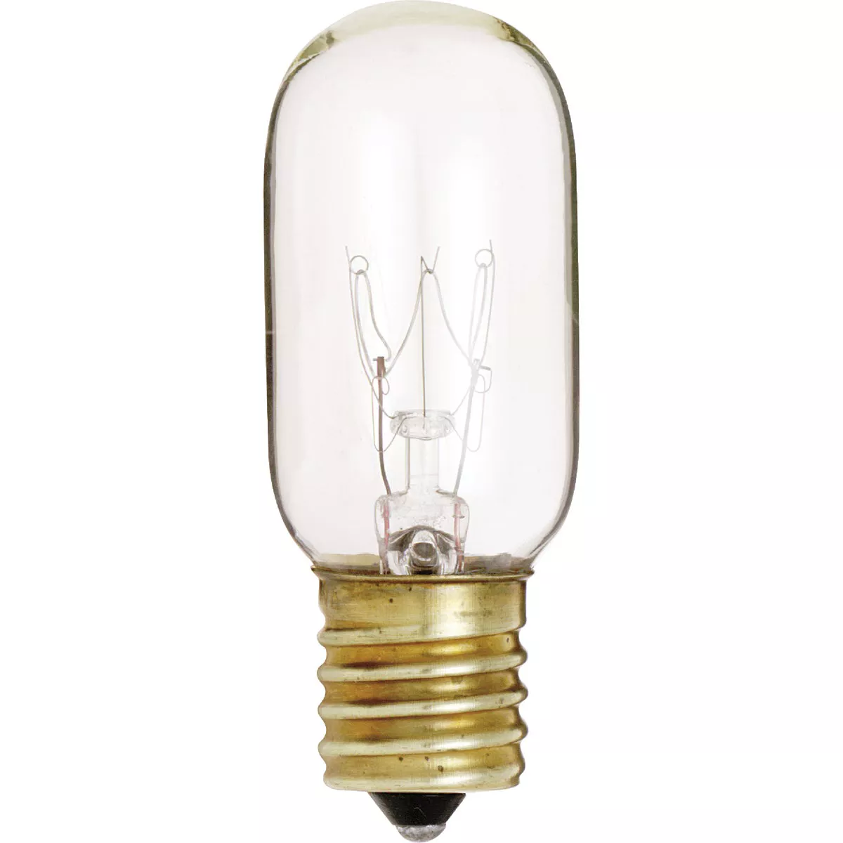 Satco 25W Clear Intermediate Base T8 Incandescent Tubular Appliance Light Bulb