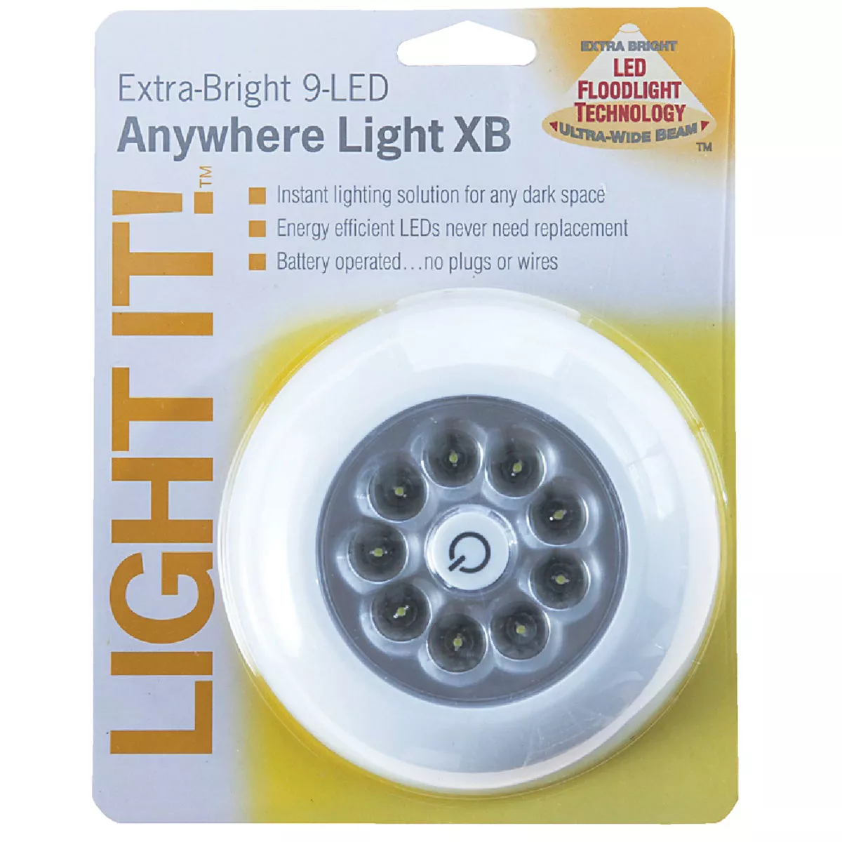 Light It 9-Bulb White LED Battery Tap Light - photo 2