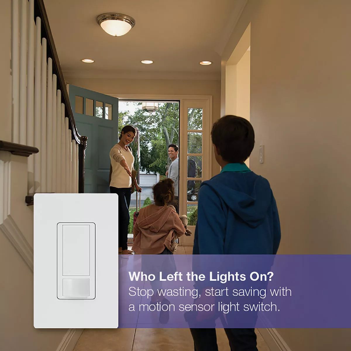 Lutron Maestro White 900 Sq. Ft. Coverage 180 Deg. Detection Single-Pole Occupancy Sensor Switch - photo 6