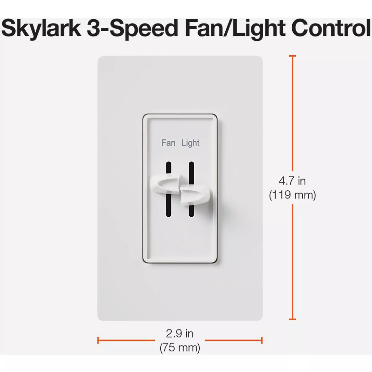 Lutron Skylark Incandescent White Single Pole Slide Dimmer Switch - photo 2