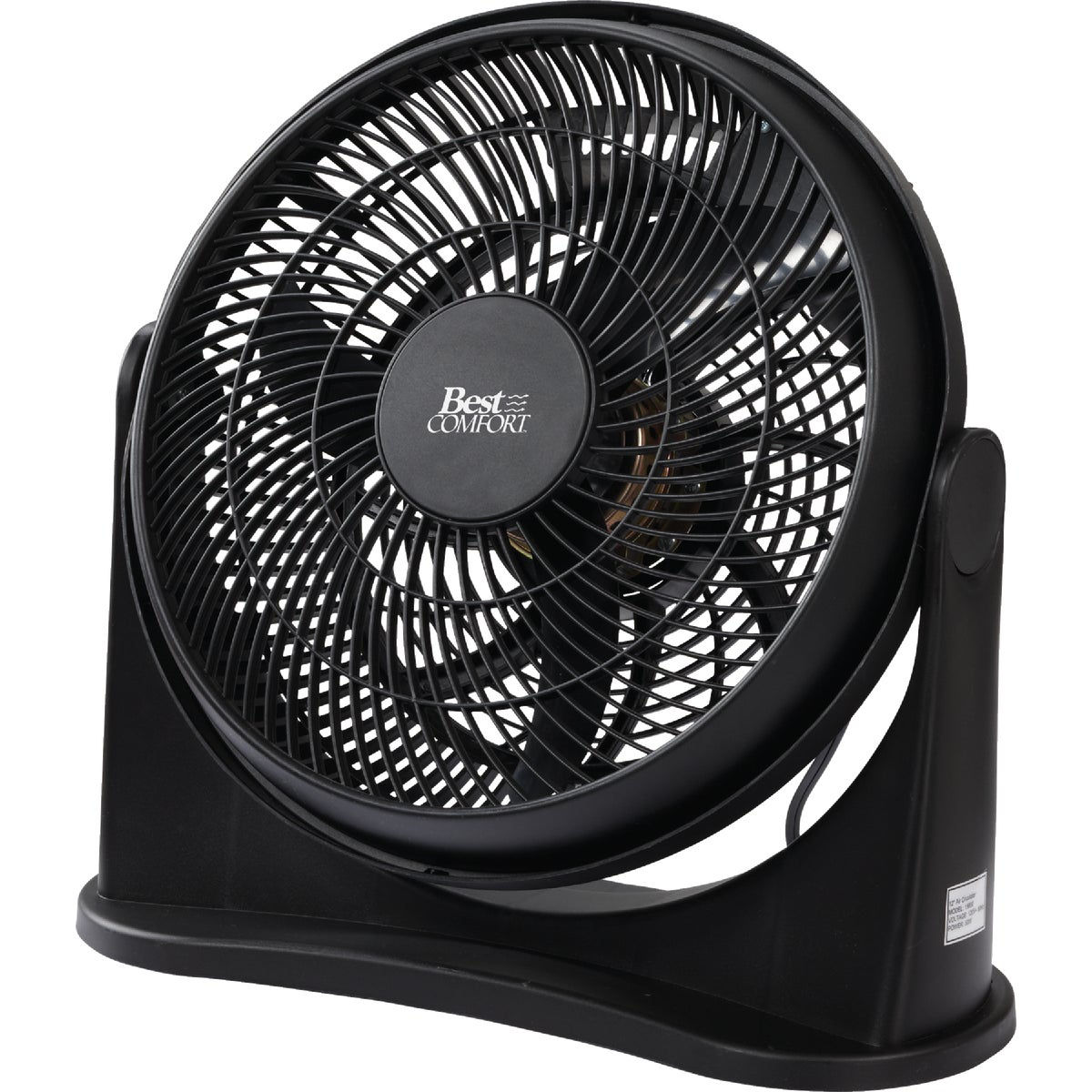 Best Comfort 12 In. 3Speed Black Floor Fan Do it Best