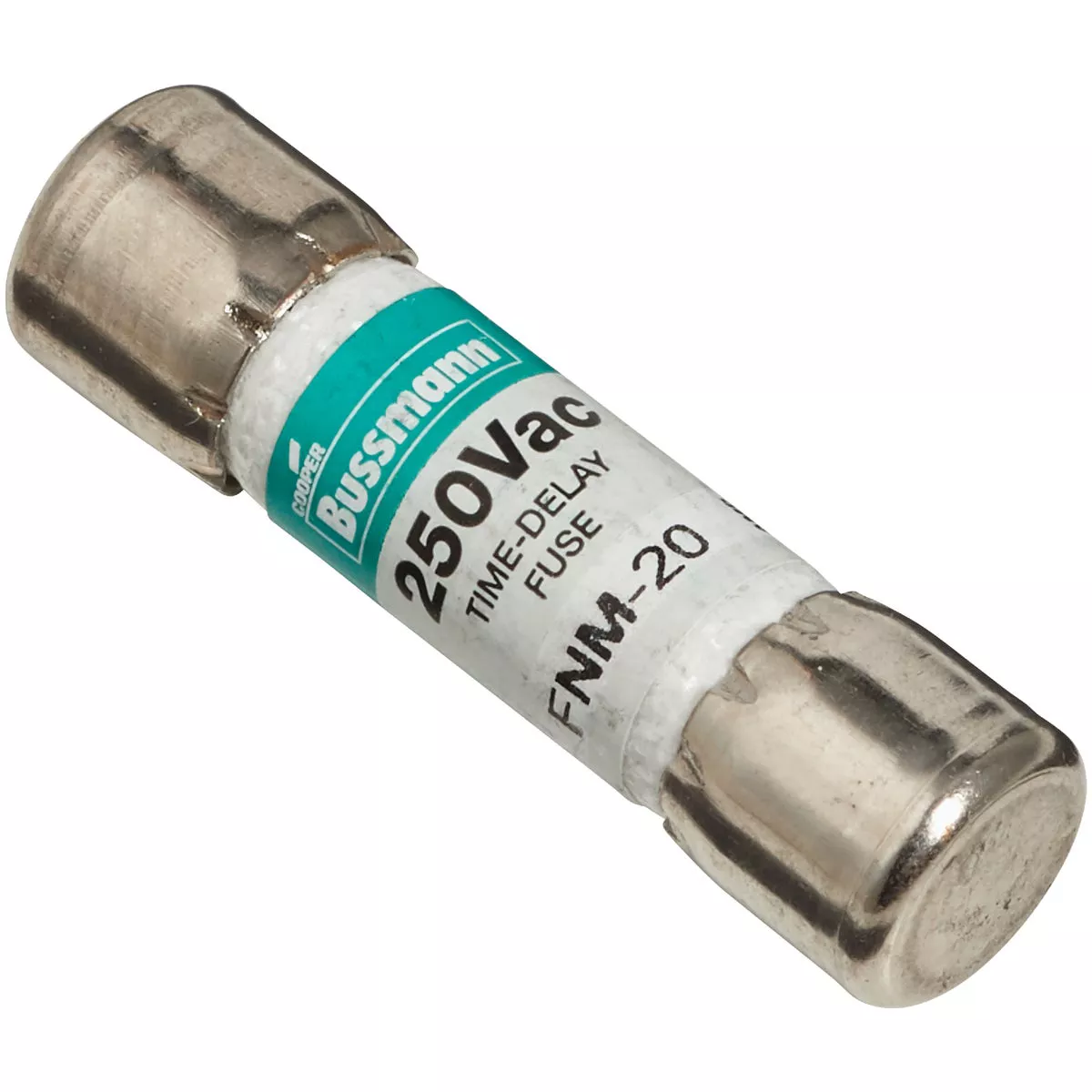 Bussmann 20A Fusetron FNM Cartridge General Purpose Time Delay Cartridge Fuse (2-Pack) - photo 3