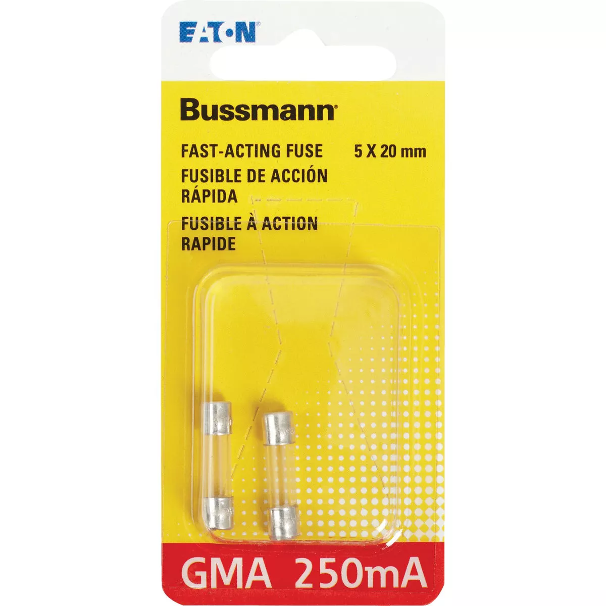 Bussmann 250A GMA Glass Tube Electronic Fuse (2-Pack) - photo 2