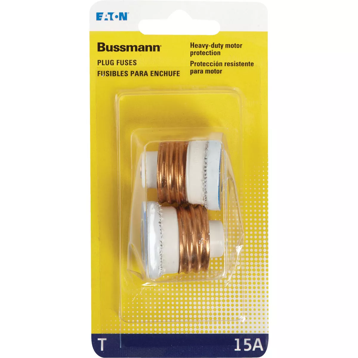 Bussmann 15A T Time-Delay Plug Fuse (2-Pack) - photo 2