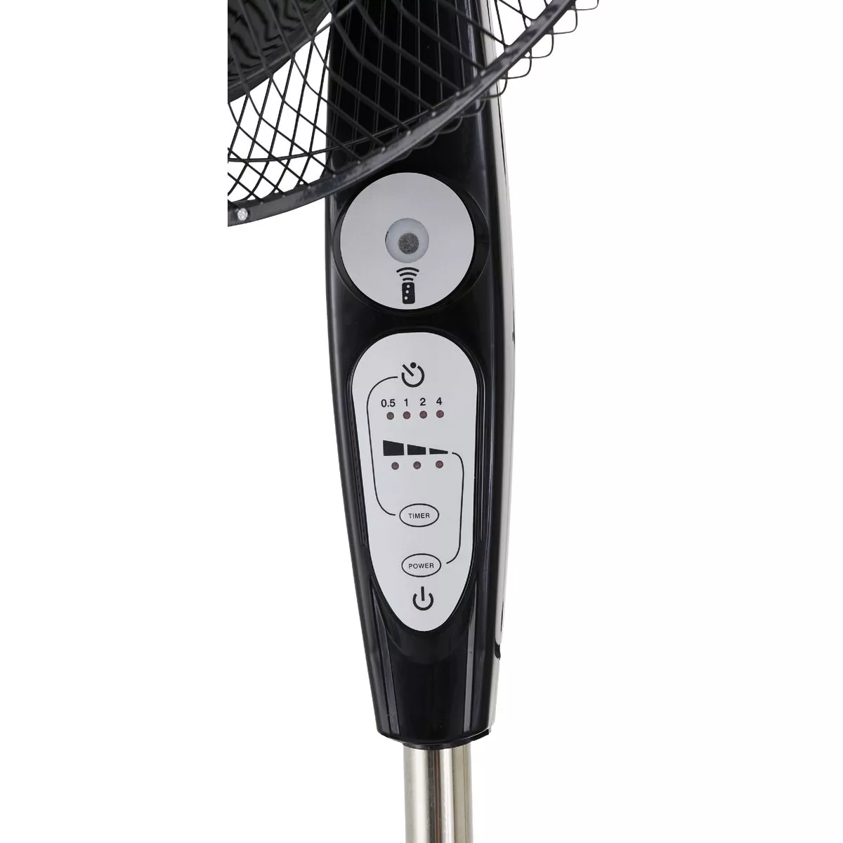 Denali Aire 18 In. 3-Speed Black Oscillating Pedestal Fan with Remote - photo 5