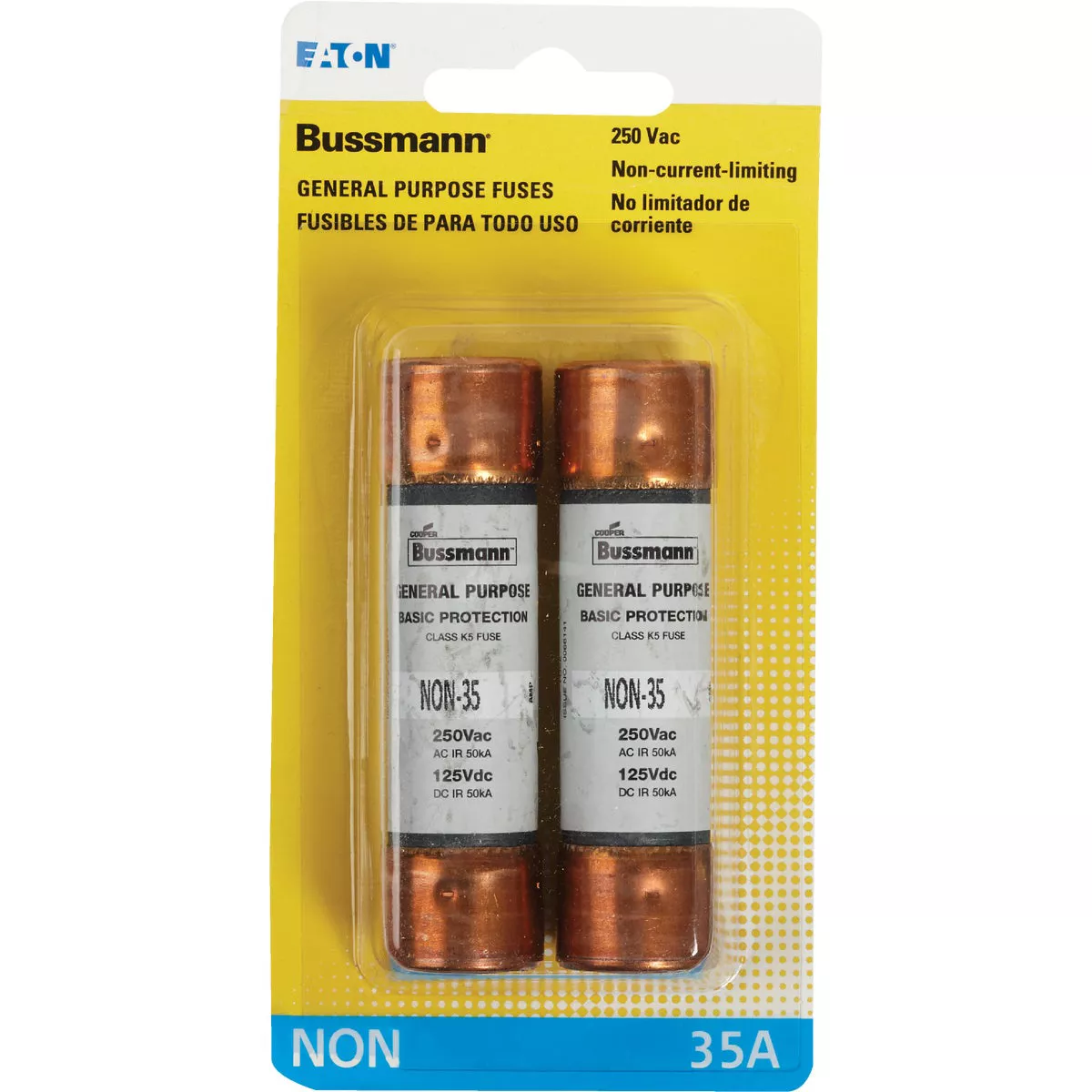 Bussmann 35A NON Cartridge General Purpose Cartridge Fuse (2-Pack) - photo 2