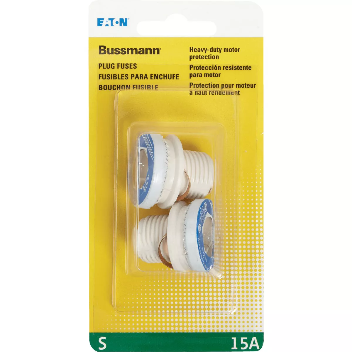Bussmann 15A S Time-Delay Plug Fuse (2-Pack) - photo 2