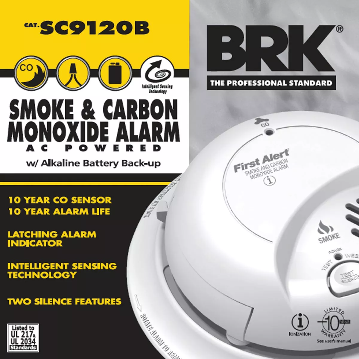 First Alert Hardwired 120V Ionization Carbon Monoxide and Smoke Alarm - photo 5