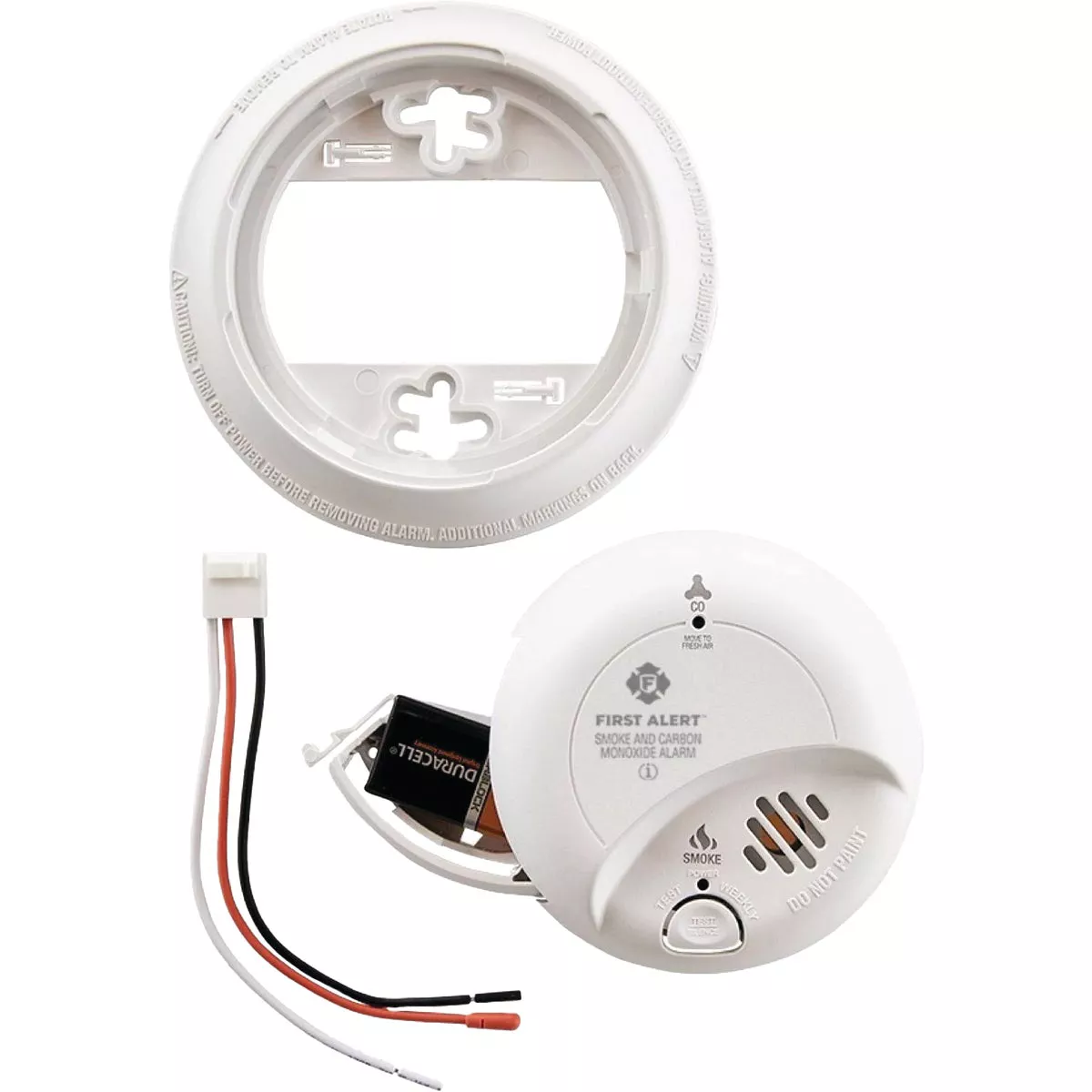 First Alert Hardwired 120V Ionization Carbon Monoxide and Smoke Alarm - photo 6