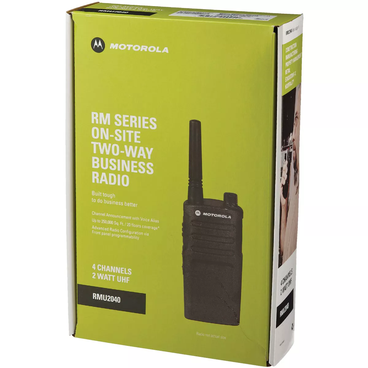 Motorola 4 Channel UHF Two-Way Business Radio - photo 4