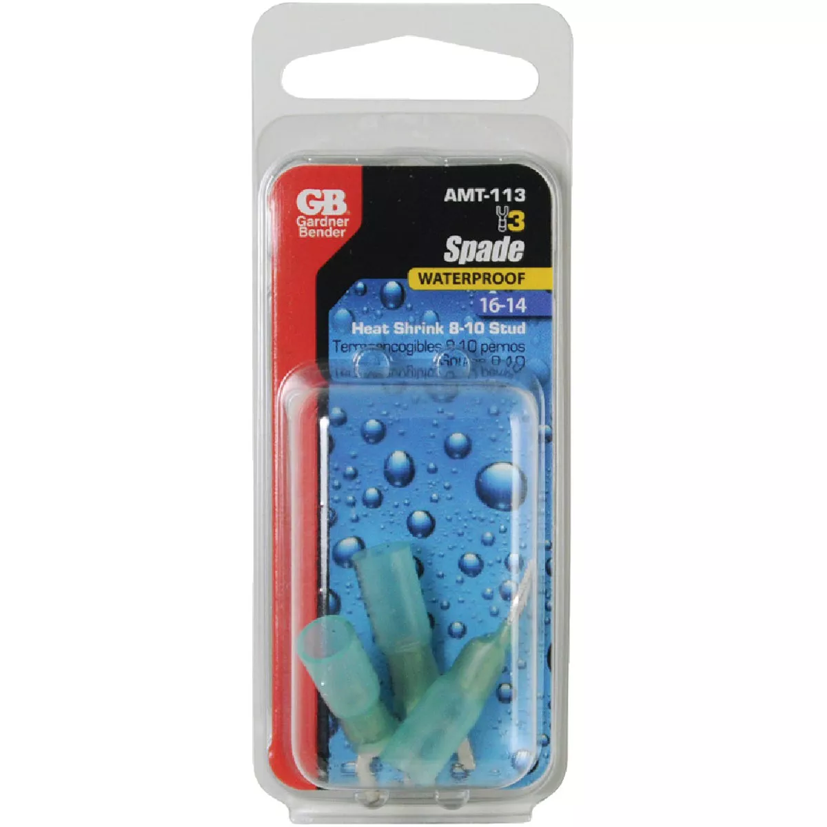 Gardner Bender 16 to 14 AWG #8 to #10 Yes Spade Terminal (3-Pack)