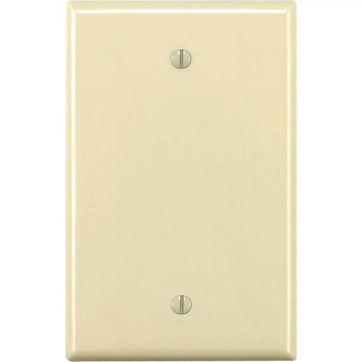 Leviton 1-Gang Midway Thermoset Blank Wall Plate, Light Almond