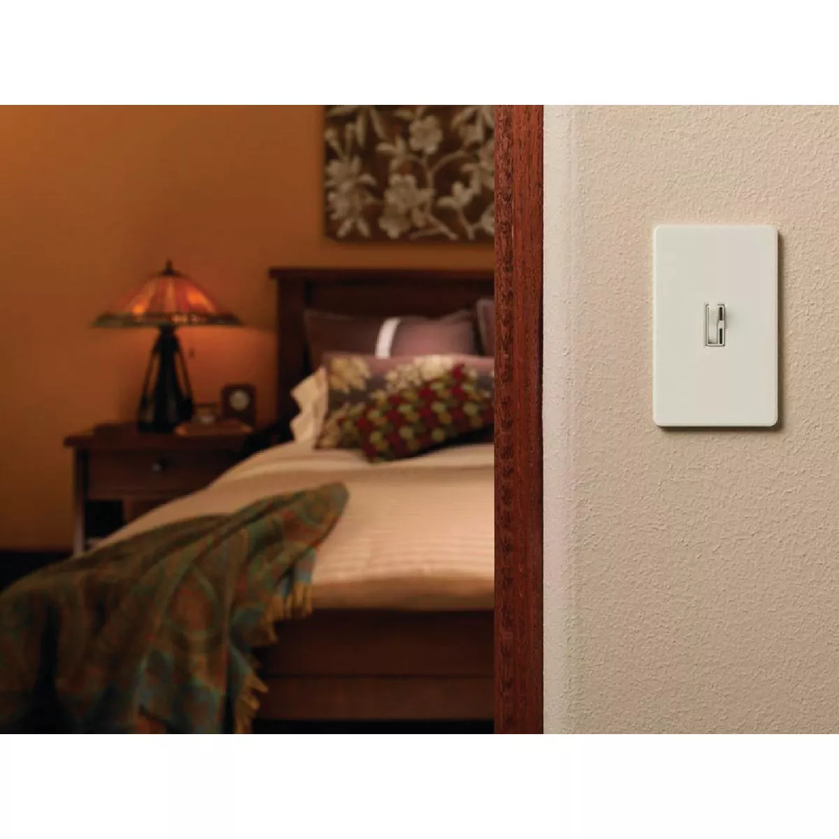 Lutron Toggler Incandescent/Halogen/LED/CFL Light Almond Slide Dimmer Switch - photo 12