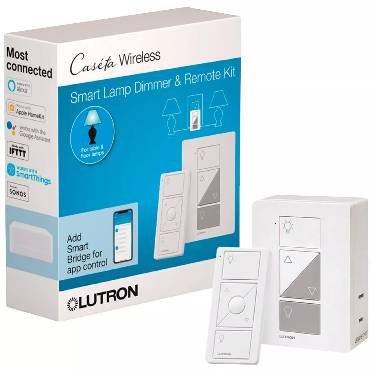 Lutron Caseta White 120V 0.83A Wireless Dimmer - photo 2