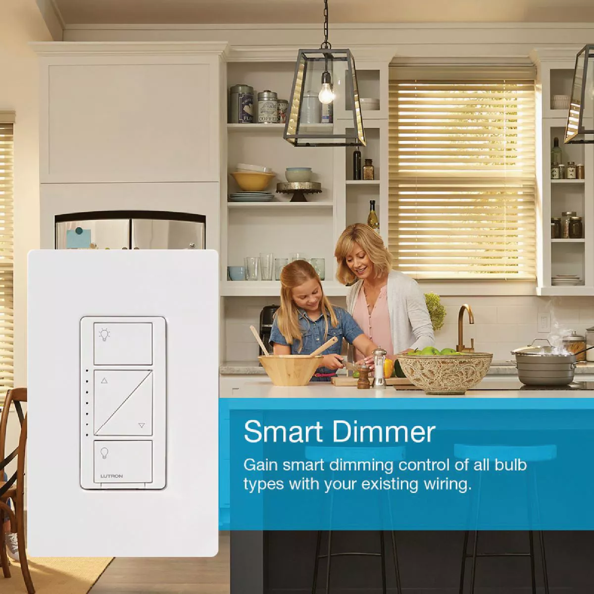 Lutron Caseta White 120V 1.25A Wireless Dimmer - photo 2