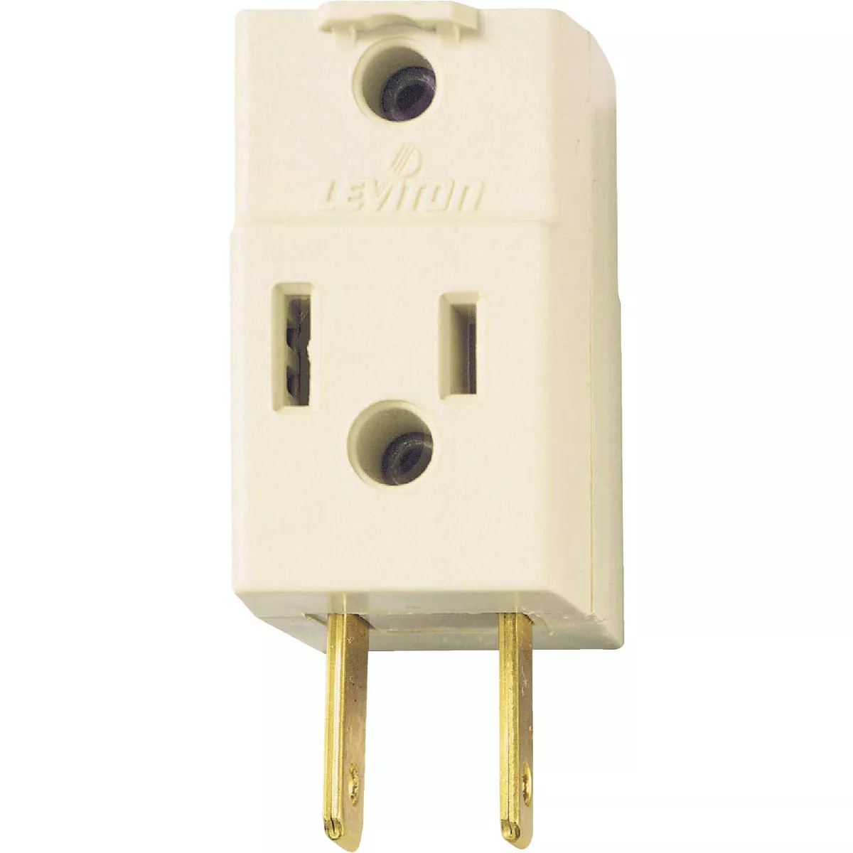 Leviton Ivory 15A 3-Outlet Cube Tap - photo 2