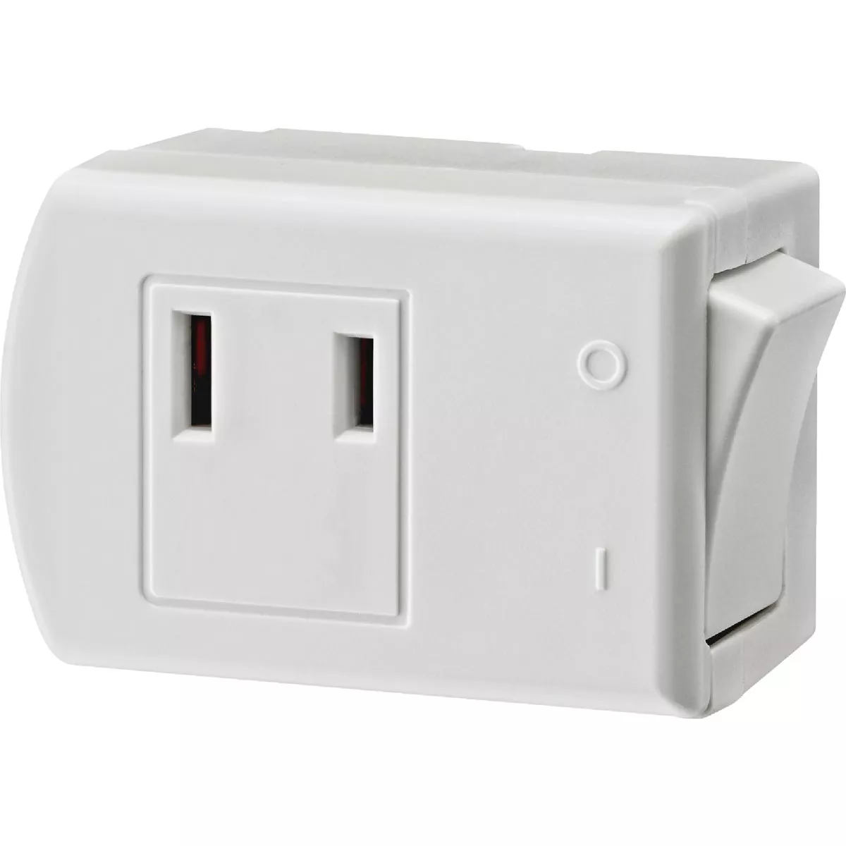 Leviton White 13A Plug-In Switch Adapter - photo 2