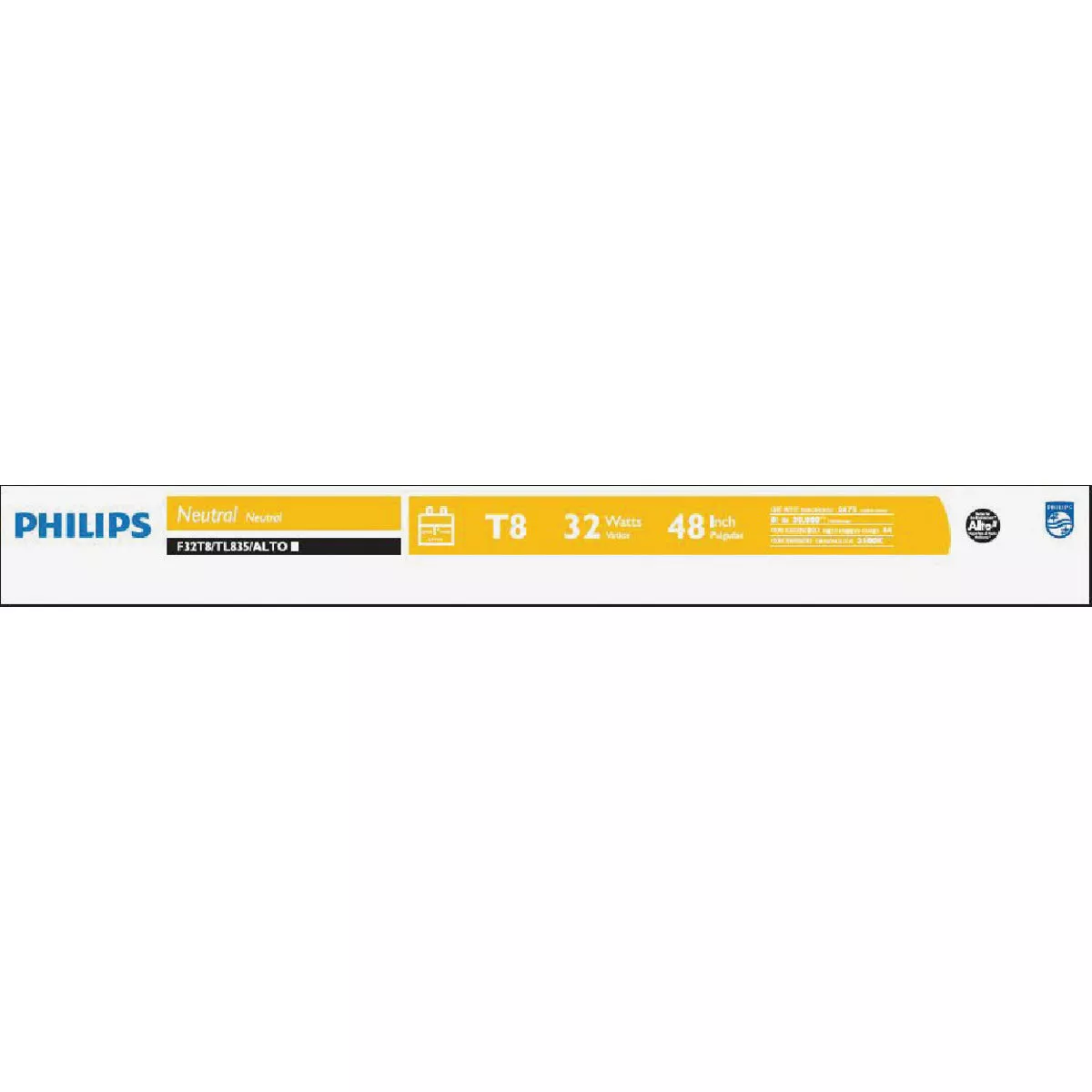 Philips 32W 48 In. Neutral T8 Medium Bi-Pin Fluorescent Tube Light Bulb (2-Pack) - photo 2