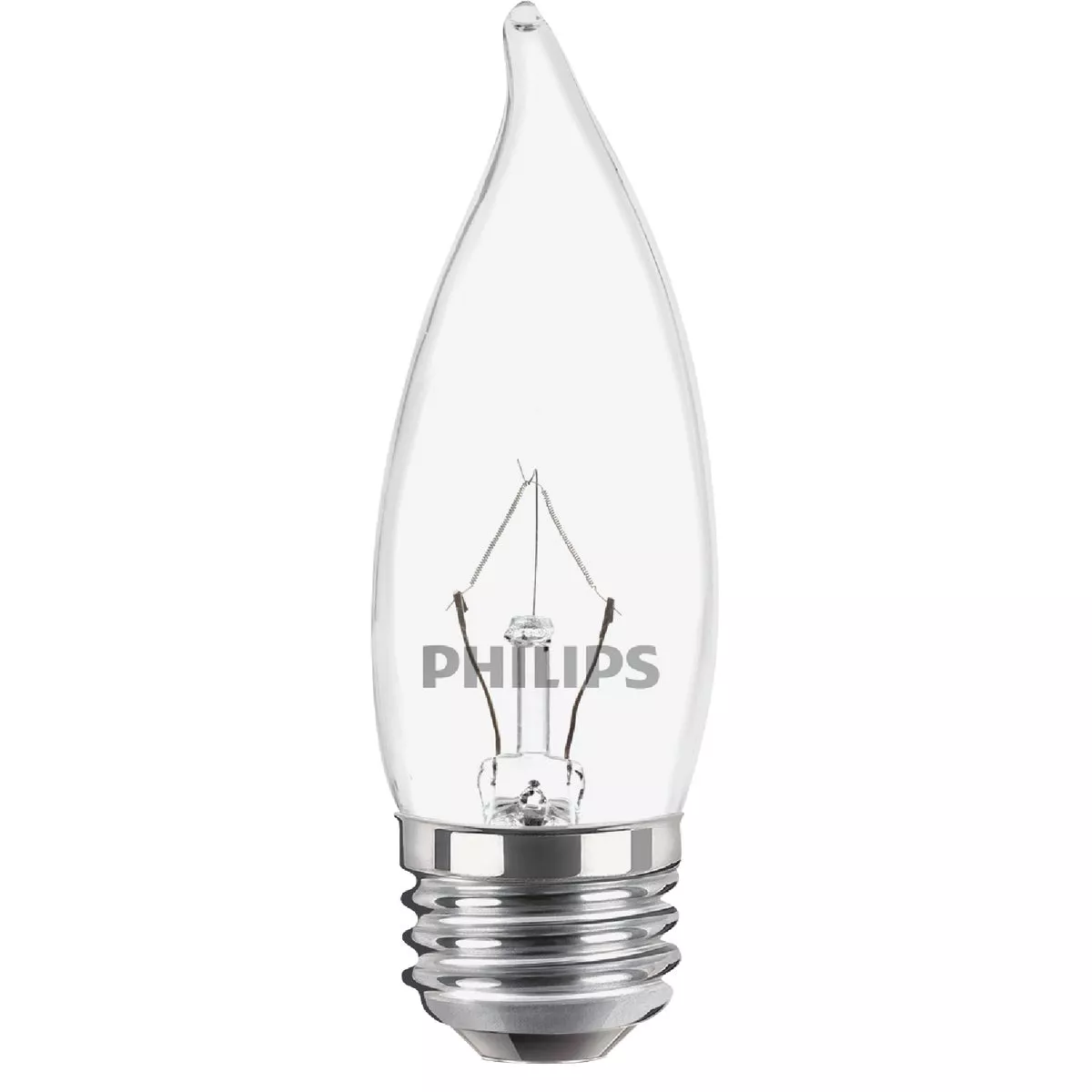 Philips DuraMax 40W Clear Medium BA9.5 Incandescent Bent Tip Light Bulb (4-Pack) - photo 3