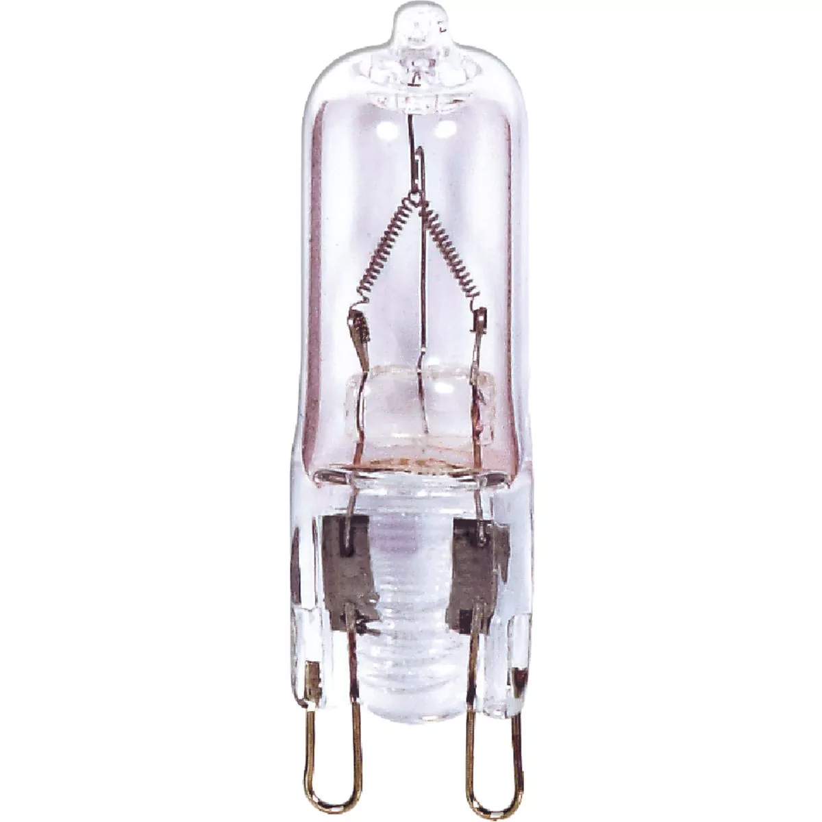 Satco 75W 120V Clear Double Loop Base T4 Halogen Special Purpose Light Bulb