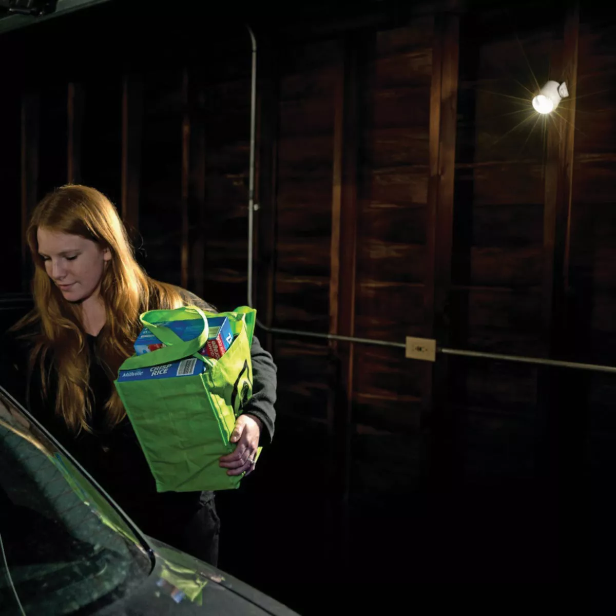 Mr. Beams 80-Lumen White Motion Sensing/Dusk-To-Dawn Spotlight Outdoor Battery Operated LED Light Fixture - photo 3