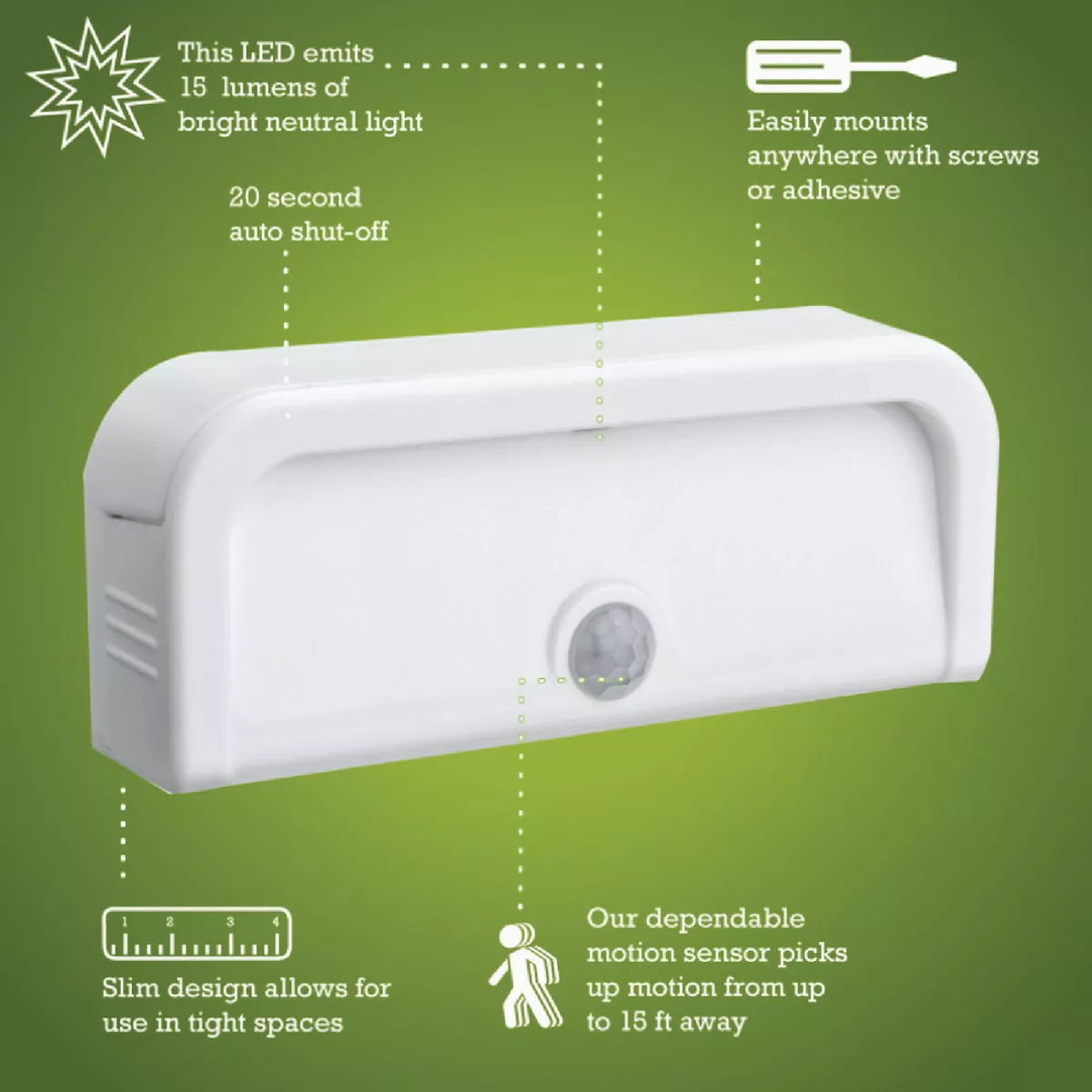 Mr. Beams White LED Battery Operated Light - photo 3