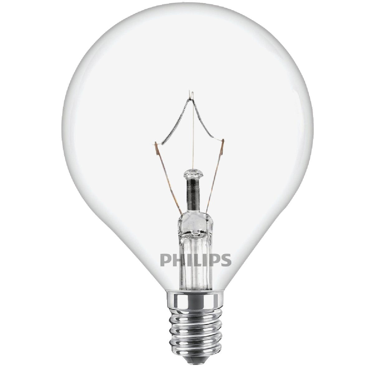 Philips DuraMax 25W Clear Candelabra G16.5 Incandescent Globe Light Bulb (2Pack) Do it Best