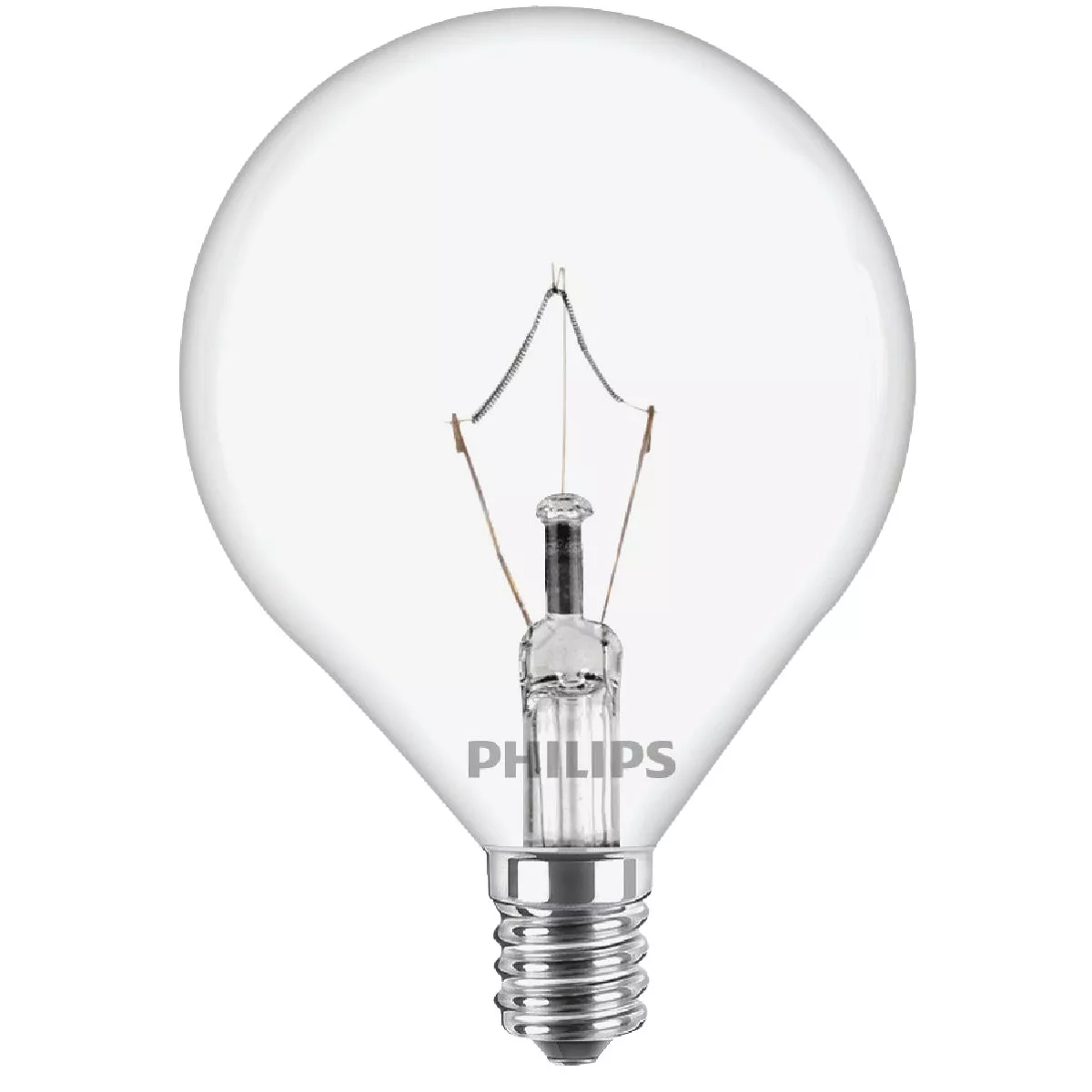 Philips DuraMax 25W Clear Candelabra G16.5 Incandescent Globe Light Bulb (2-Pack) - photo 3