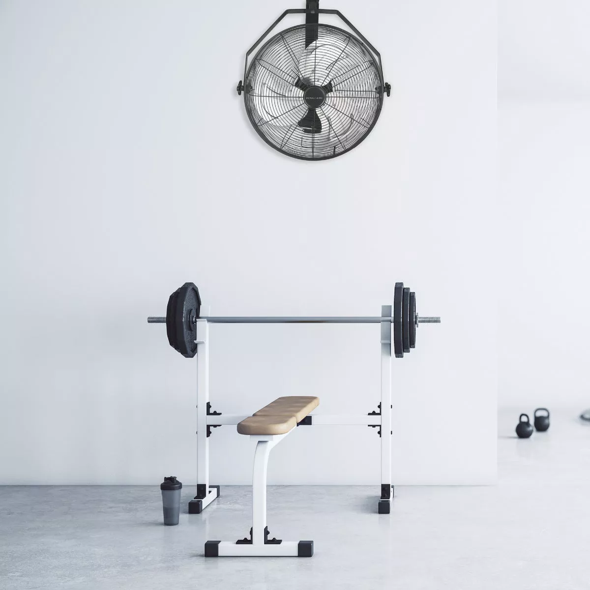 Denali Aire 20 In. Black 2-Speed High Velocity Wall Mount Fan - photo 3