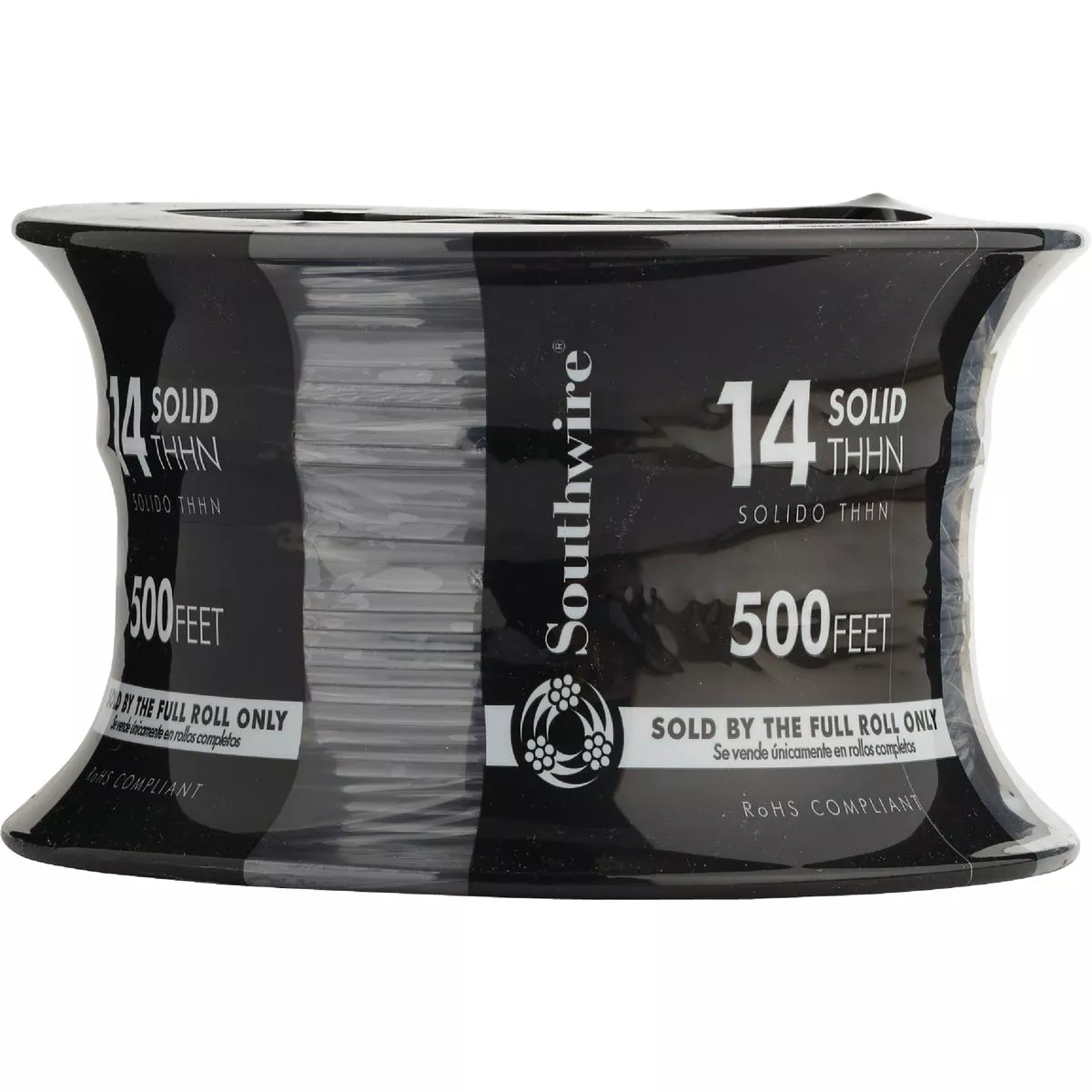 Southwire 500 Ft. 14 AWG Solid Black THHN Electrical Wire - photo 2