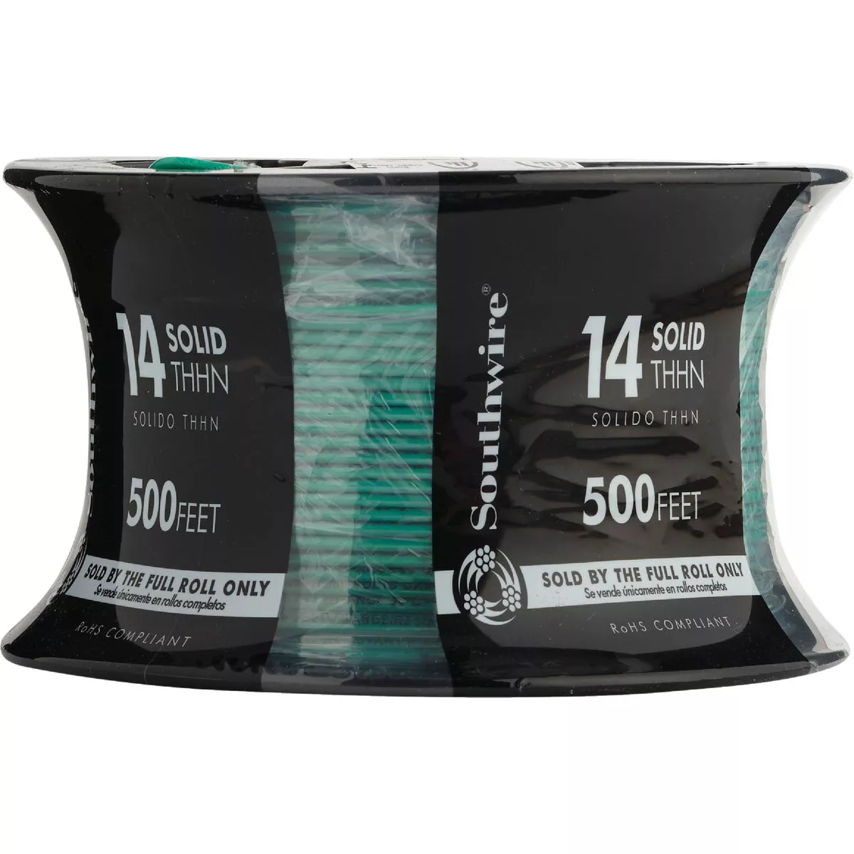 Southwire 500 Ft. 14 AWG Solid Green THHN Electrical Wire - photo 2
