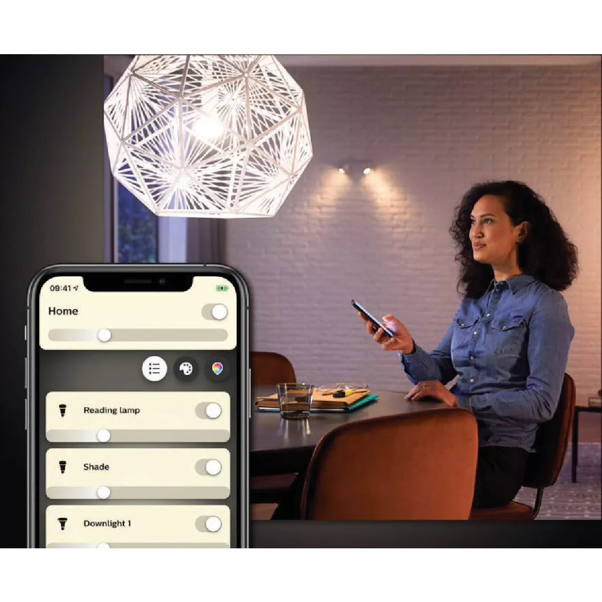 Philips Hue 2-Bulb 60W Equivalent Soft White A19 Medium Dimmable LED Light Bulb Starter Kit - photo 4