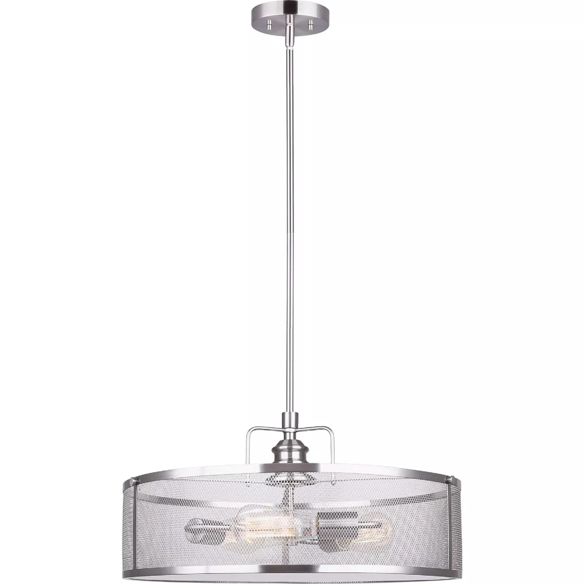 Home Impressions Beckett 3-Bulb Brushed Nickel Chandelier