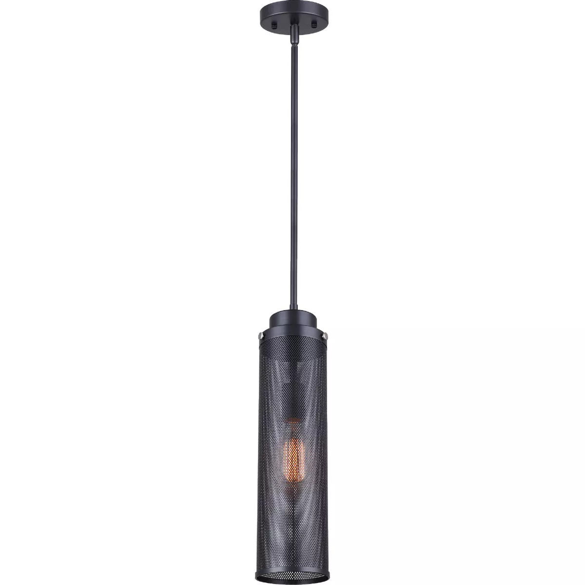 Home Impressions Rey 1-Bulb Graphite Incandescent Pendant Light Fixture