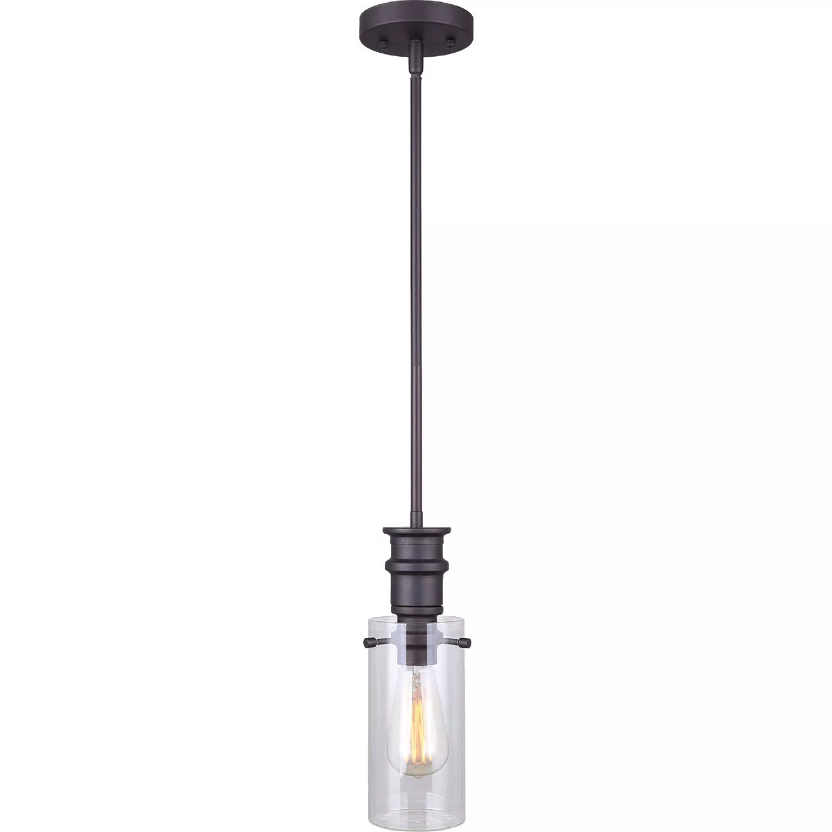 Home Impressions Albany 1-Bulb Oil Rubbed Bronze Incandescent Pendant Light Fixture