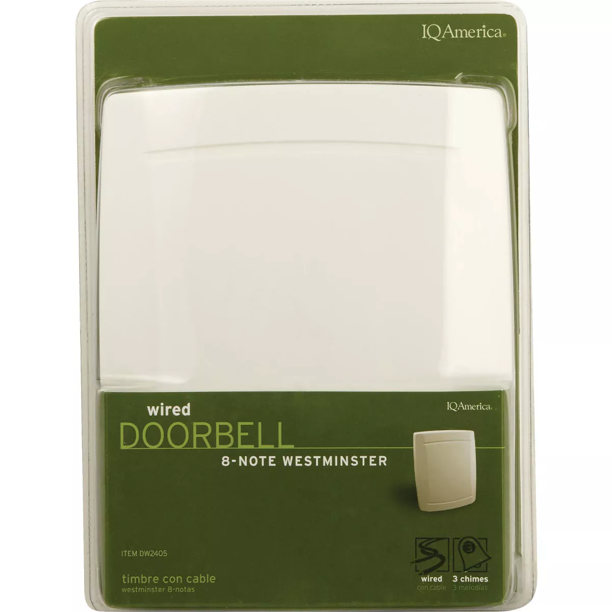 IQ America Step-Up Wired Off-White Door Chime - photo 2