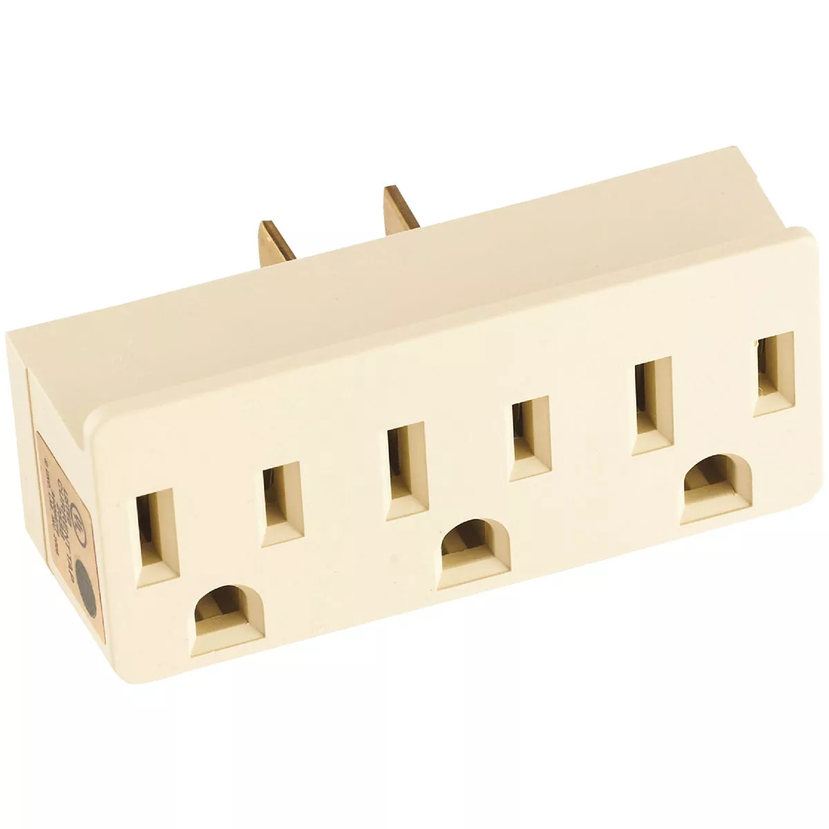 Leviton Ivory 15A 3-Outlet Tap - photo 3