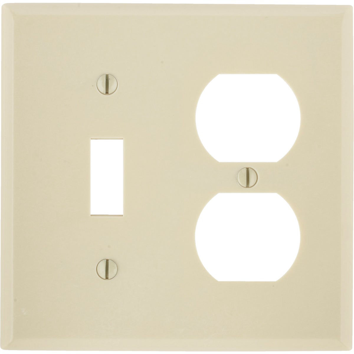 Leviton Oversized 2Gang Thermoset Single Toggle/Duplex Outlet Wall