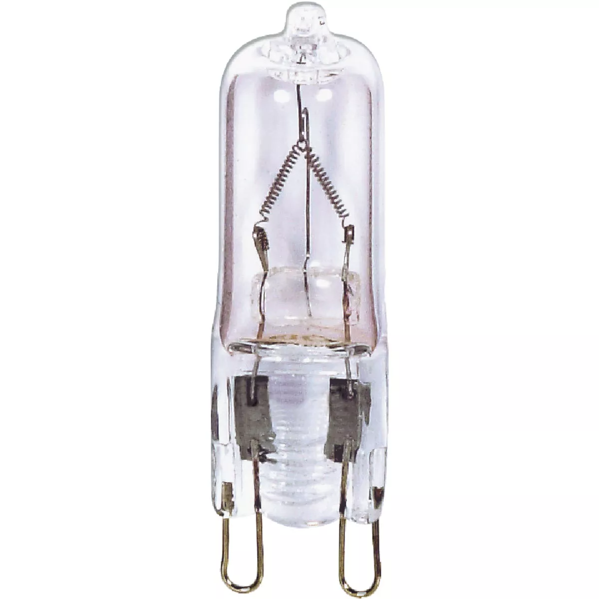 Satco 35W 120V Clear Double Loop Base T4 Halogen Special Purpose Light Bulb