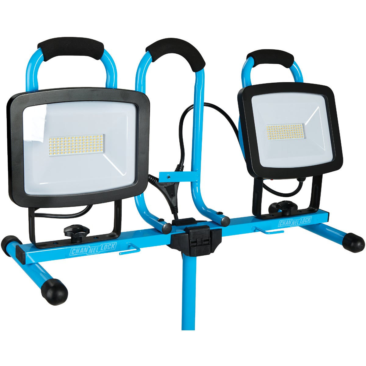 Channellock 13,200 Lm. LED Twin Head Tripod StandUp Work Light Do it