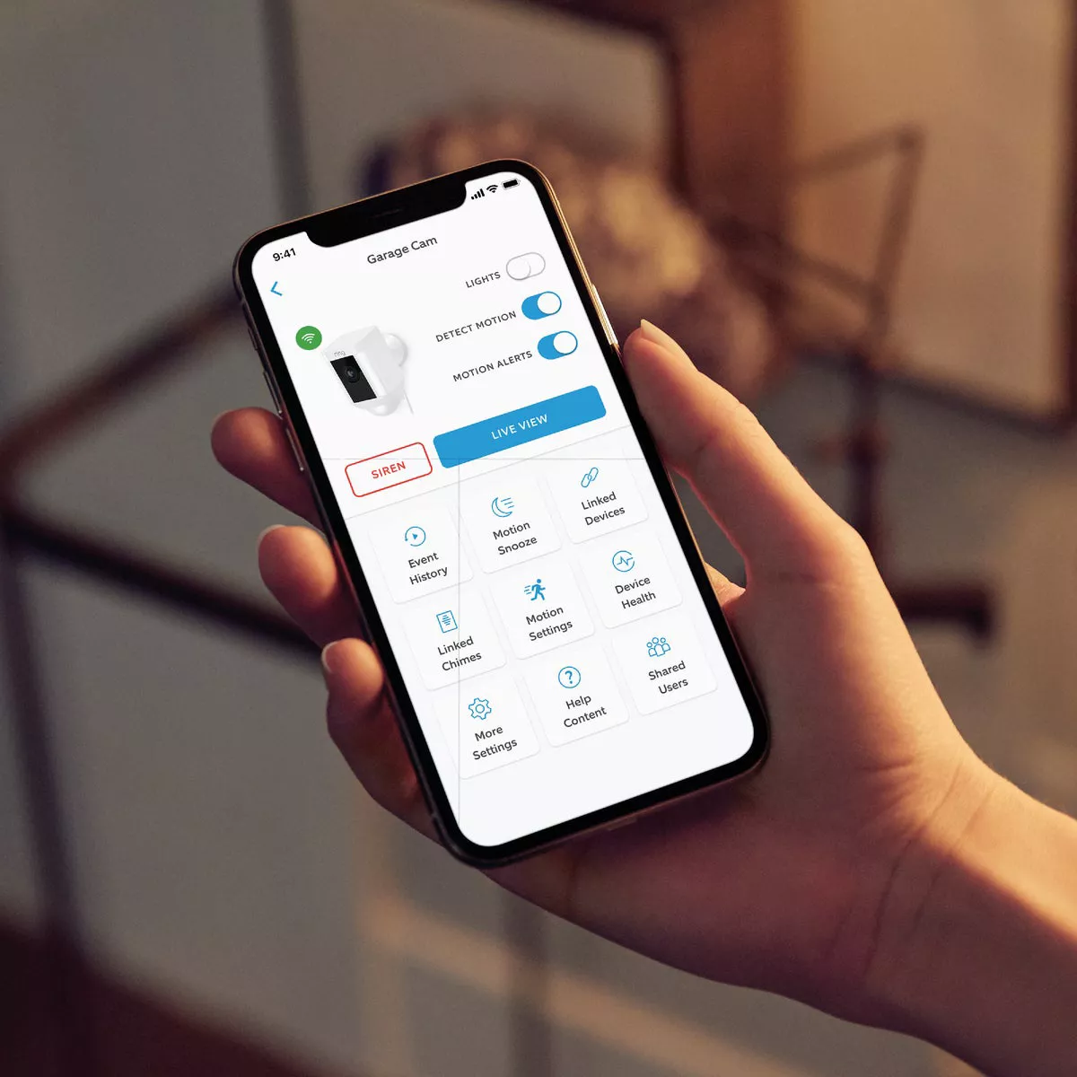 Ring Plug-In Indoor/Outdoor White Security Camera with Spotlight - photo 4