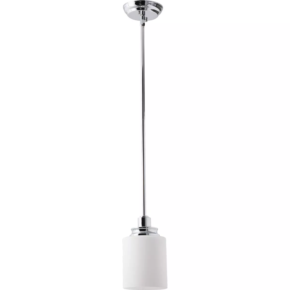 Home Impressions Crawford 1-Bulb Polished Chrome Incandescent Pendant Light Fixture