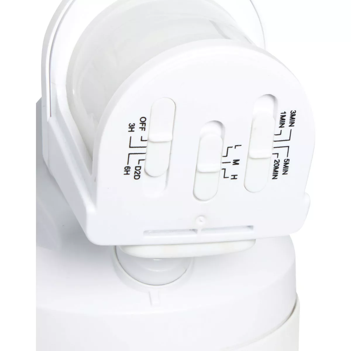 White Motion Sensing Dusk To Dawn LED Floodlight Fixture - photo 2