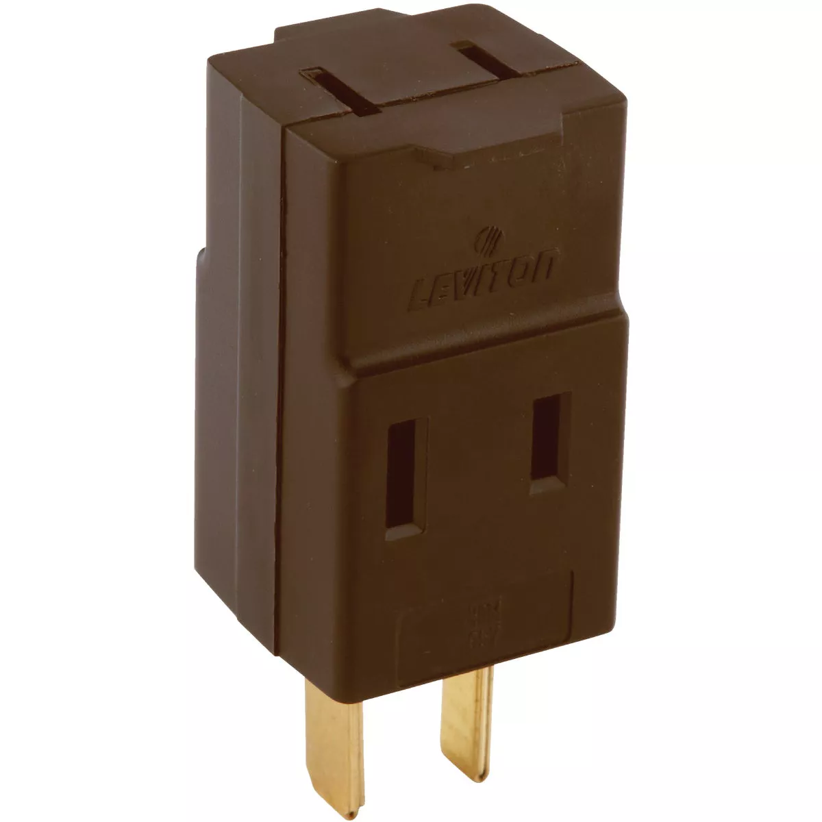 Leviton Brown 15A 3-Outlet Cube Tap - photo 2