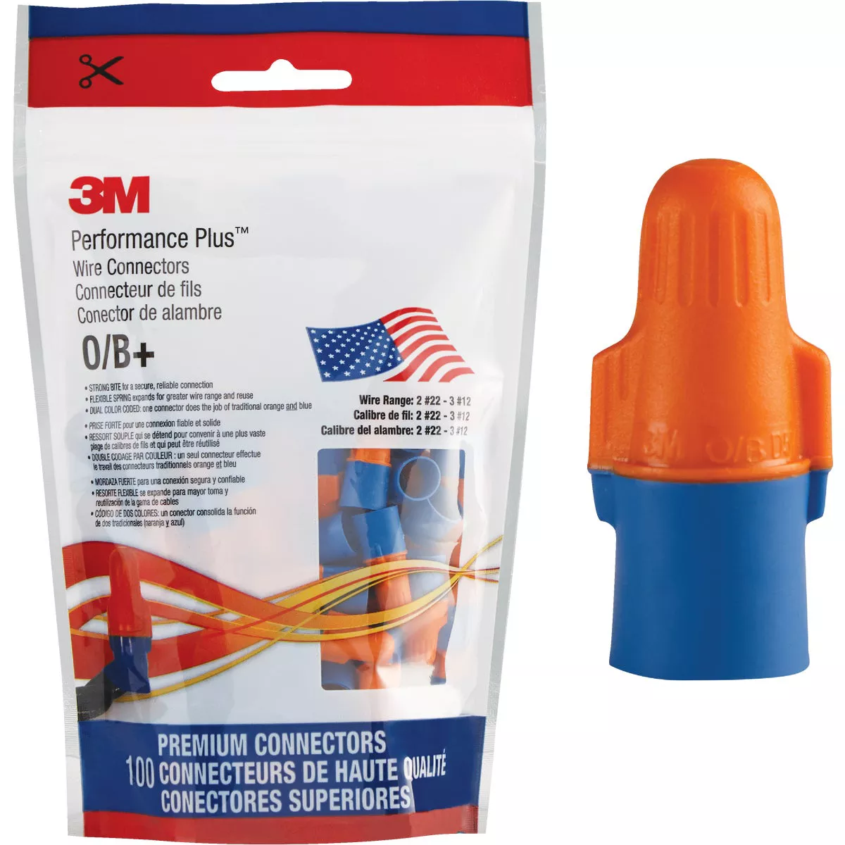 3M Performance Plus Small Wire Connector (100-Pack)