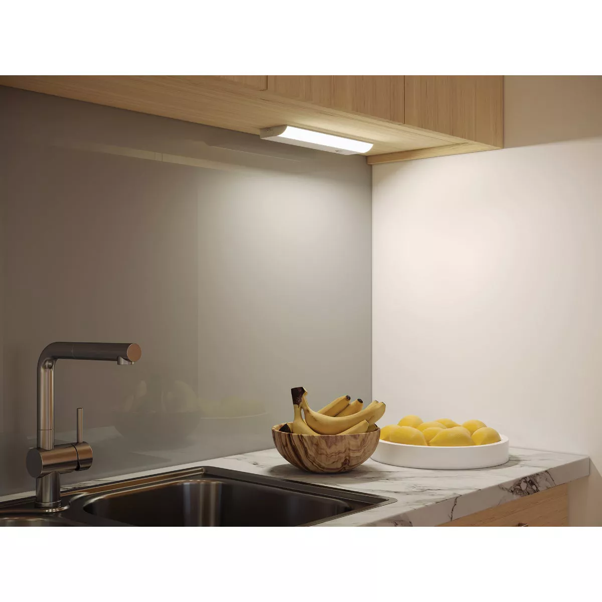 Good Earth Lighting 12 In. Direct Wire White LED Under Cabinet Light Bar - photo 2