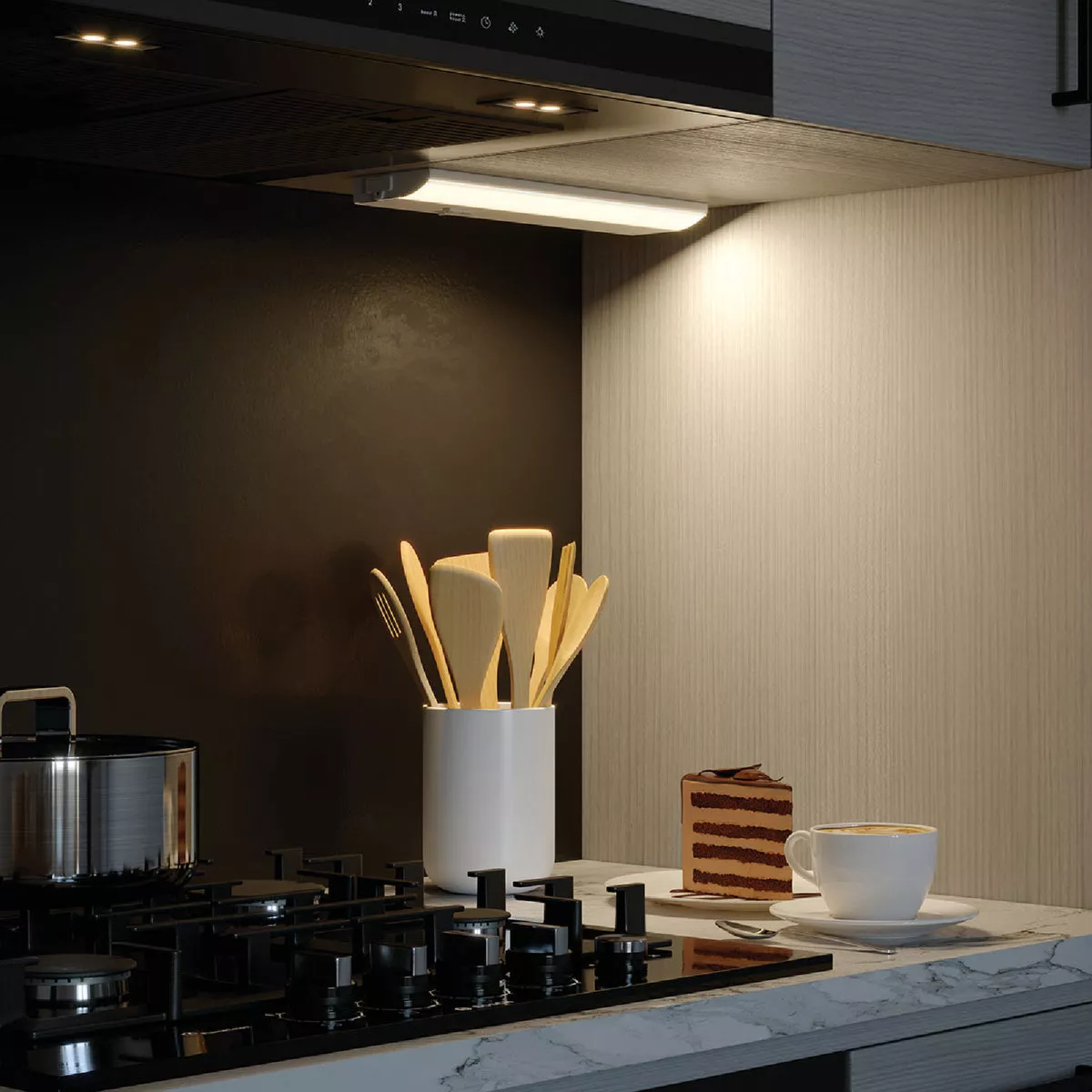 Good Earth Lighting 12 In. Direct Wire White LED Color Temperature Changing Under Cabinet Light - photo 6