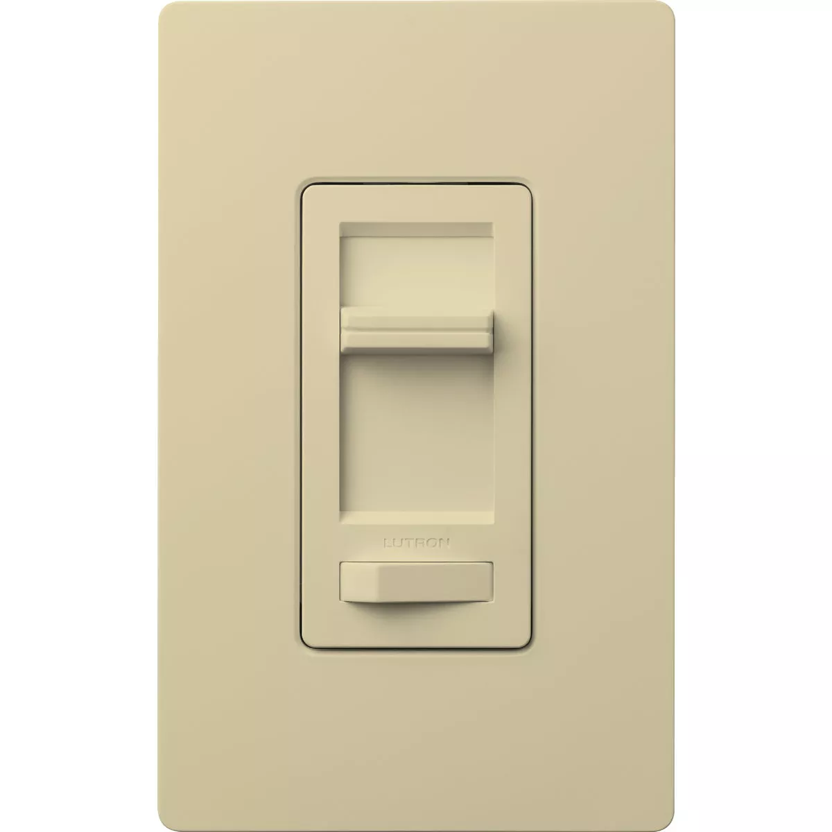 Lutron Lumea Incandescent/Halogen/LED/CFL Ivory Slide Dimmer Switch